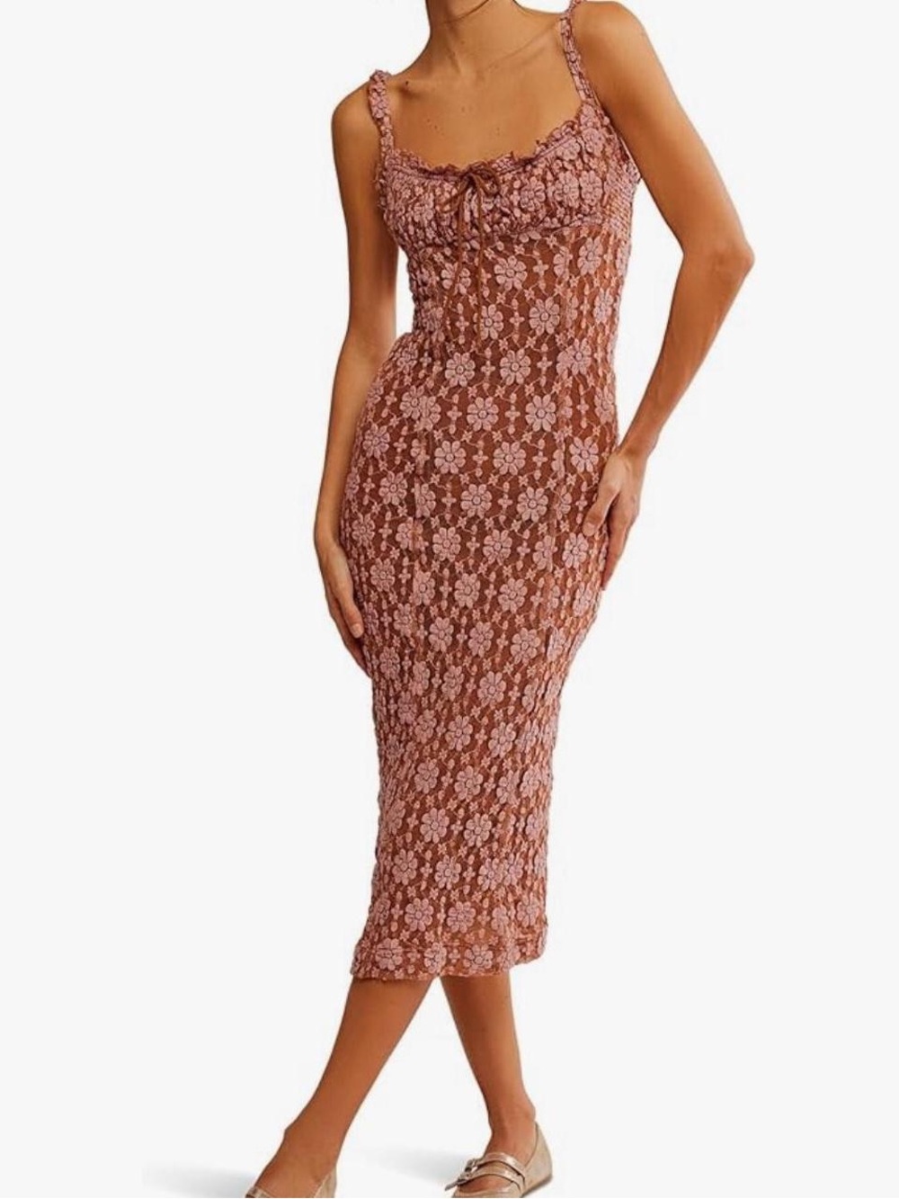 Lucinda Lace Midi Dress